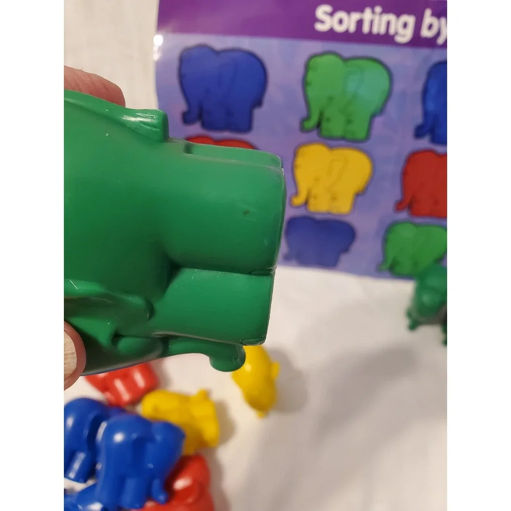 Lakeshore Learning Elephant Sorting by Color Toy Set Educational Kids Activity